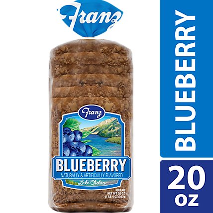 Franz Sandwhich Bread Lake Chelan Blueberry - 20 Oz - Image 1
