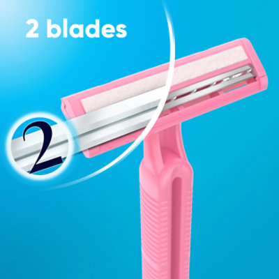 Gillette Razors Disposable Daisy Classic 12 Count + 1 Venus Simply3 Razor - 13 Count - Image 4