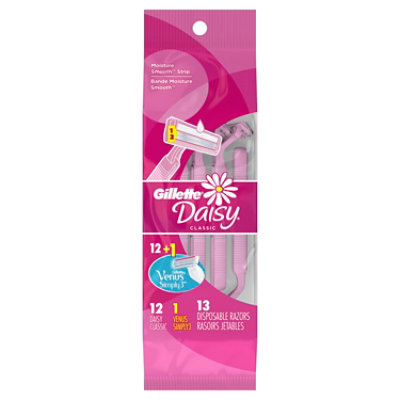 Gillette Razors Disposable Daisy Classic 12 Count + 1 Venus Simply3 Razor - 13 Count - Image 7