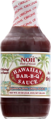 NOH Sauce Hawaiian Bar-B-Q Original - 20 Oz - Image 2