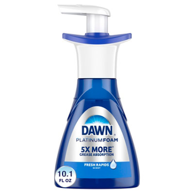 Dawn Ultra Platinum Dish Foam Erasing Fresh Rapids Scent Bottle - 10.1 Fl. Oz. - Image 1