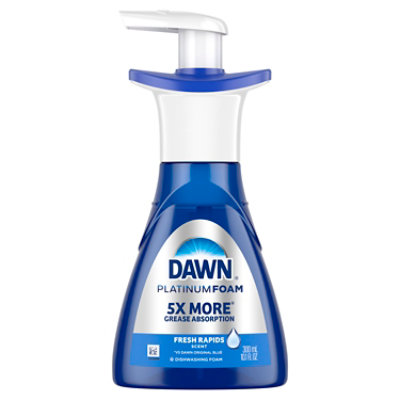 Dawn Ultra Platinum Dish Foam Erasing Fresh Rapids Scent Bottle - 10.1 Fl. Oz. - Image 7