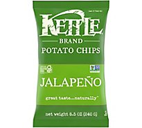 Kettle Potato Chips Hot! Jalapeno - 8.5 Oz