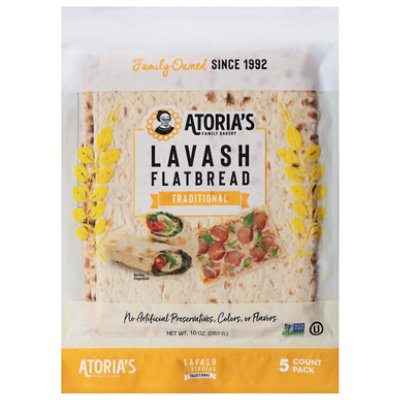 Atoria's Lavash Original Flatbread - 10 Oz - Image 2