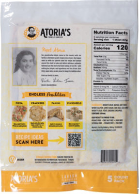 Atoria's Lavash Original Flatbread - 10 Oz - Image 5