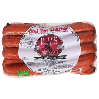 Hills Premium Meats Hot Link Sausage - 3 Lb