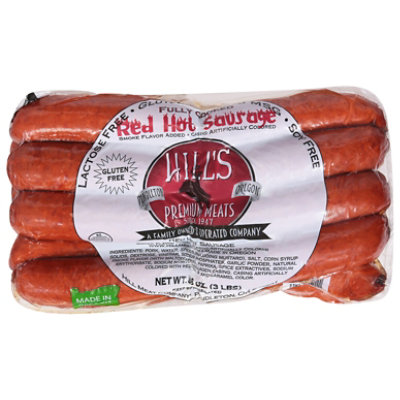 Hills Premium Meats Hot Link Sausage 3 Lb Safeway 