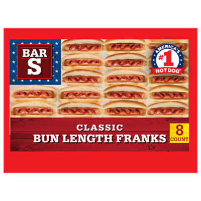 Bar-S Franks Bun Length Classic - 16 Oz