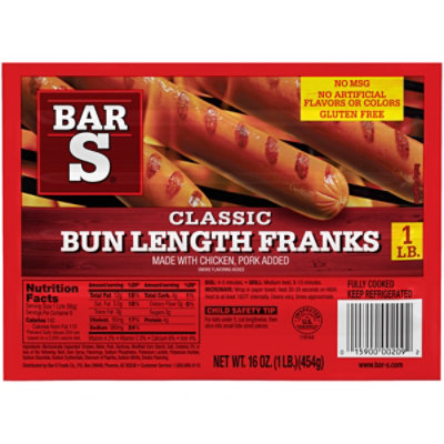 Bar-S Franks Bun Length Classic - 16 Oz - Image 3