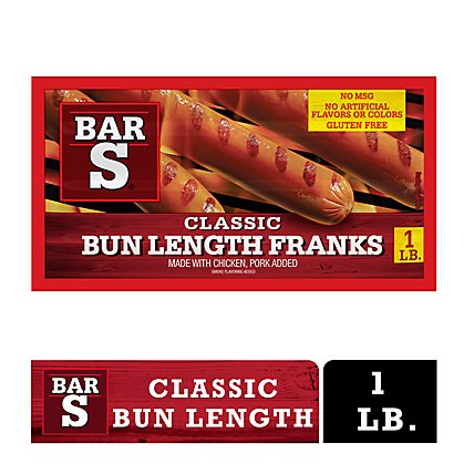 Bar-S Franks Bun Length Classic - 16 Oz - Image 2