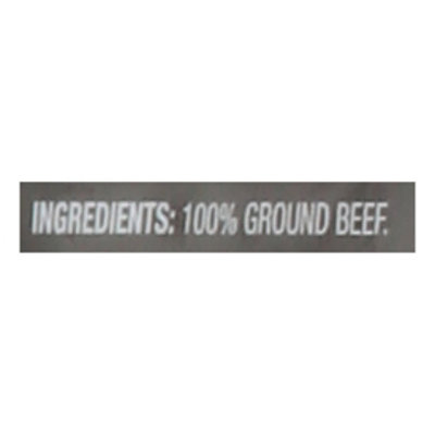 Signature SELECT 73% Lean 27% Fat Ground Beef Patties - 40 oz - Image 5