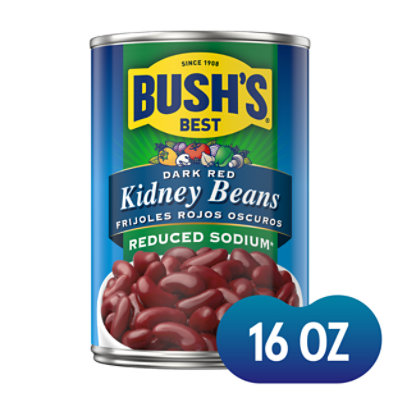 Bush's Reduced Sodium Dark Red Kidney Beans - 16 Oz - Image 1