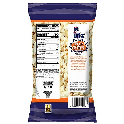 Utz Popcorn White Cheddar - 6.5 Oz - Image 6
