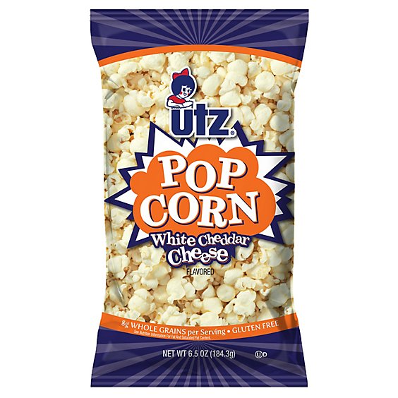 Utz Popcorn White Cheddar - 6.5 Oz