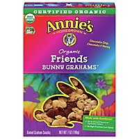 Annies Homegrown Friends Bunny Grahams Graham Snacks Organic Baked - 7 Oz