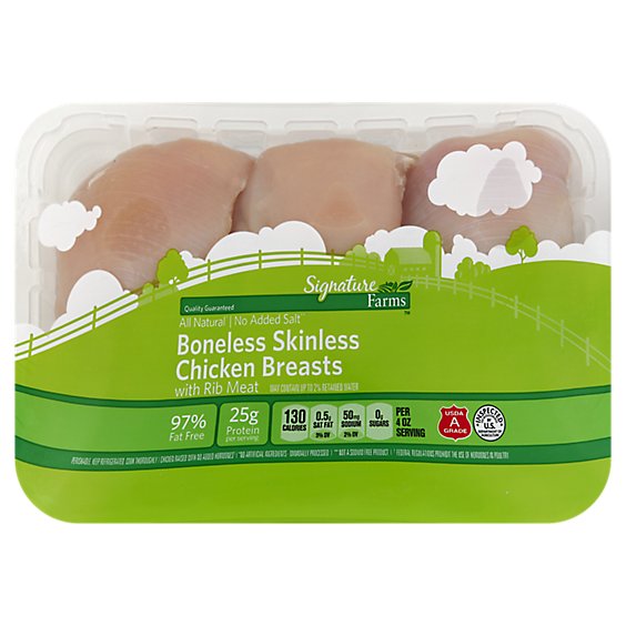 Signature Farms Boneless Skinless Chicken Breasts - 2.0 Lbs