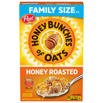 Honey Bunches Of Oats Cereal Crunchy Honey Roasted 18 Oz Albertsons