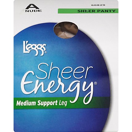 Leggs Sheer Energy All Sheer St Nude A - Pair - Image 2