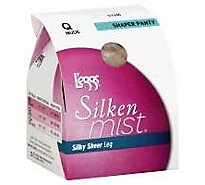 Leggs Silken Mist Control Top Shaper Nude Q - 1 Pair