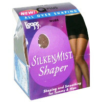 Leggs Silken Mist Control Top Shaper Nude Queen Plus - 1 Pair