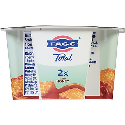 Fage Total 2% Yogurt Greek Lowfat Strained with Honey - 5.3 Oz - Image 6