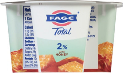 Fage Total 2% Yogurt Greek Lowfat Strained with Honey - 5.3 Oz - Image 6