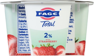 Fage Total 2% Yogurt Greek Lowfat Strained with Strawberry - 5.3 Oz - Image 6