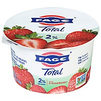 Fage Total 2% Yogurt Greek Lowfat Strained with Strawberry - 5.3 Oz - Image 1