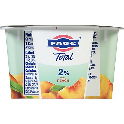Fage Total 2% Yogurt Greek Lowfat Strained with Peach - 5.3 Oz - Image 6