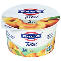 Fage Total 2% Yogurt Greek Lowfat Strained with Peach - 5.3 Oz - Image 2