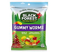 Black Forest Gummy Worms With Real Fruit Juice - 4.5 Oz