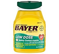 Bayer Aspirin Tablets 81mg Low Dose Enteric Coated - 300 Count