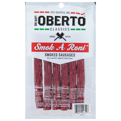 Oberto Sausage Sticks Smoked Smokaroni Smoked - 3 Oz - Image 3