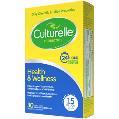 Culturelle Pro-well Probiotic Supplement Health & Wellness Vegetarian Capsules - 30 Count - Image 3