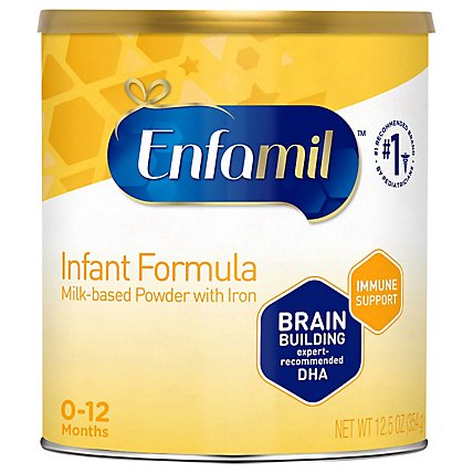 Enfamil Infant Formula Milk Based Powder with Iron Can - 12.5 Oz - Image 1