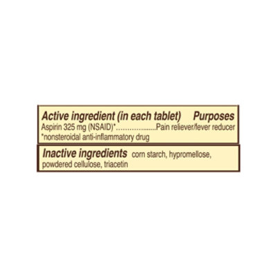 Bayer Aspirin Tablets 325mg Coated - 200 Count - Image 4