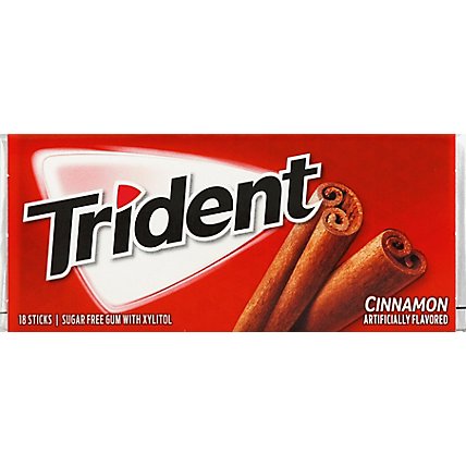 Trident Gum Sugar Free With Xylitol Cinnamon - 14 Count - Image 2
