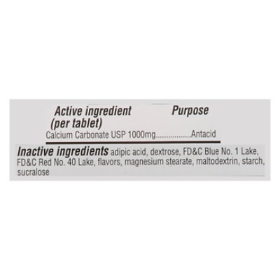 Signature Select/Care Antacid Ultra Strength Berry Flavor Chewable Tablets - 160 Count - Image 3