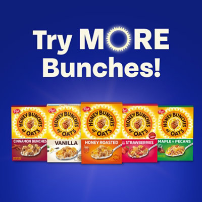 Post Honey Bunches of Oats with Almonds Heart Healthy Breakfast Cereal Family Size - 18 Oz - Image 4