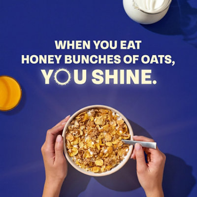 Post Honey Bunches of Oats with Almonds Heart Healthy Breakfast Cereal Family Size - 18 Oz - Image 3