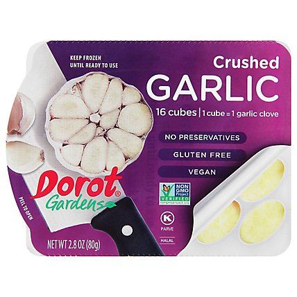 Dorot Gardens Garlic Crushed Cubes 16 Count - 2.8 Oz - Image 3
