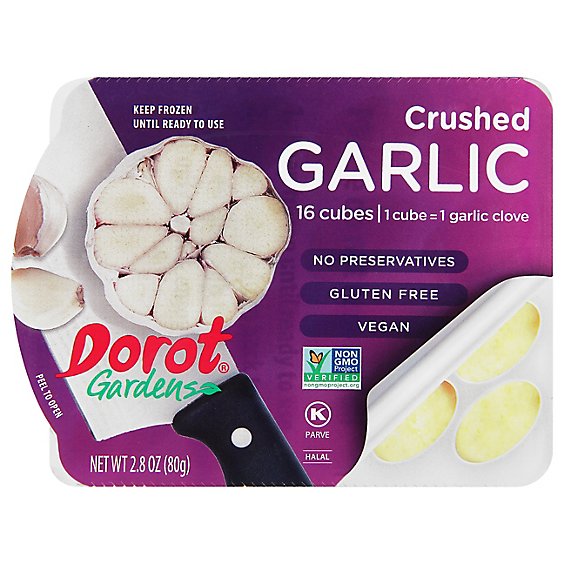 Dorot Gardens Garlic Crushed Cubes 16 Count - 2.8 Oz