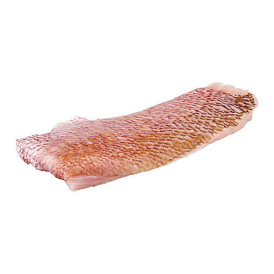 Seafood Counter Fish Snapper Red Pacific Fillet Prev Frozen Service Case - 1.00 LB