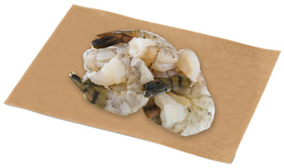 Previously Frozen Raw Extra Jumbo Shrimp 16-20 Ct - 1 Lb - Image 1