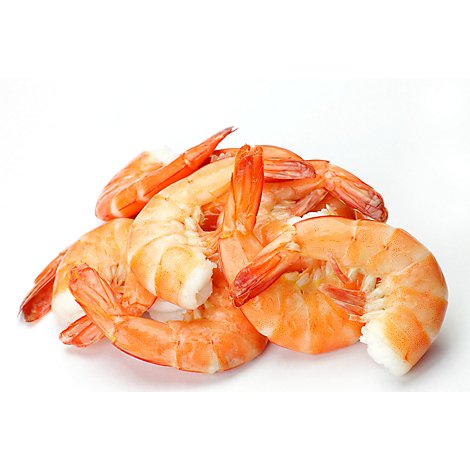 Seafood Service Counter Shrimp Cooked 31-40 Count Large Tail On - 1.00 LB