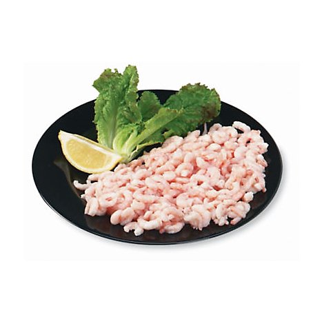 Seafood Service Counter Shrimp Meat Cooked Northern With Salt Frozen - 1.00 LB