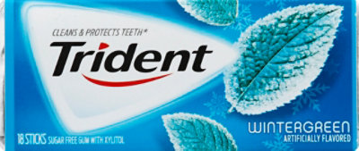 【自主制作 限定DVD】TRiDENT / WINTER COLLECTION Trident Gum With Xylitol Wintergreen Sugar Free - 18 Count - randalls