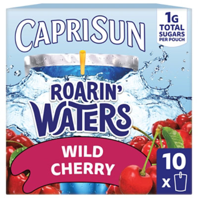 Capri Sun Roarin' Waters Wild Cherry Flavored - 10 - 6 Fl. Oz.