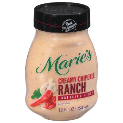 Maries Salad Dressing & Dip Real Premium Non Gmo Oil Creamy Chipotle Ranch - 12 Fl. Oz. - Image 2