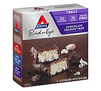 Atkins Endulge Bar Chocolate Coconut - 5-1.4 Oz